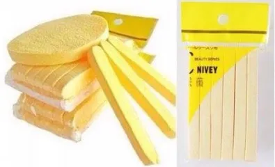 Bọt biển rửa mặt Chivey Japan (12 miếng / bộ) 788559