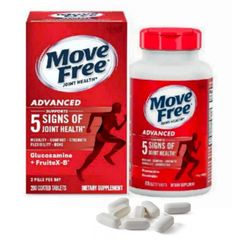 Viên uống Schiff Move Free Joint Health Advanced |200 viên| Kích thích tạo dịch khớp - Nuôi dưỡng sụn khớp & Phục hồi tổn thương khớp [S/P Chuẩn Mỹ]
