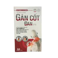 Gân cốt đan hỗ trợ giảm đau nhứt xương khớp, tê bì tay chân (hàng date mới)
