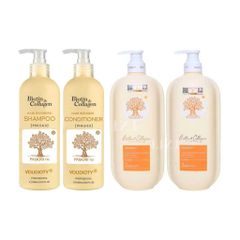Dầu Gội Xả Biotin Collagen Repair Siêu Mượt Phục Hồi Hỗ Trợ Mọc Tóc 1000ml + 1000ml [hàng nhập khẩu]
