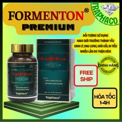 [ Che Tên] Formenton Premium Hỗ trợ Bổ Thận Nam,Cải Thiện Chức Năng Thận,Tăng Cường Sức Khoẻ hộp 30V