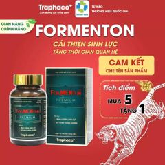 [ Che Tên] Formenton Premium Hỗ trợ Bổ Thận Nam,Cải Thiện Chức Năng Thận,Tăng Cường Sức Khoẻ hộp 30V