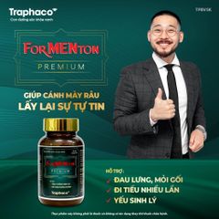 [ Che Tên] Formenton Premium Hỗ trợ Bổ Thận Nam,Cải Thiện Chức Năng Thận,Tăng Cường Sức Khoẻ hộp 30V
