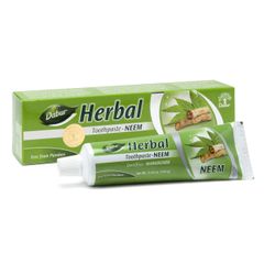 Kem đánh răng thảo dược Ân Độ Dabur's Herbal 150g kèm bàn chải đánh răng