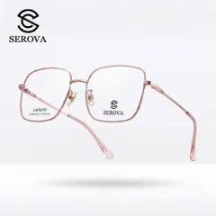 Kính mắt Titanium cao cấp hãng SEROVA SL549 - C15, gọng kính cận, chất liệu Titan siêu nhẹ