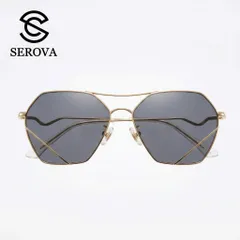 Kính râm cao cấp dành cho Nữ, chính hãng SEROVA SS9045, giọng mạ vàng