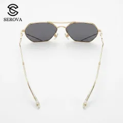Kính râm cao cấp dành cho Nữ, chính hãng SEROVA SS9045, giọng mạ vàng