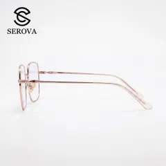 Kính mắt Titanium cao cấp hãng SEROVA SL549 - C15, gọng kính cận, chất liệu Titan siêu nhẹ 788699
