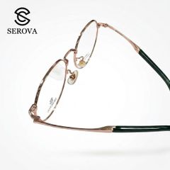 Kính mắt cao cấp chính hãng SEROVA SL543 - C07, gọng vàng 788768