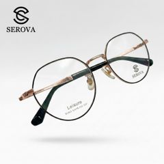 Kính mắt cao cấp chính hãng SEROVA SL543 - C07, gọng vàng 788768