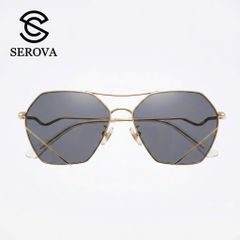 Kính râm cao cấp dành cho Nữ, chính hãng SEROVA SS9045, giọng mạ vàng 788772