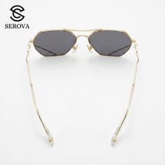 Kính râm cao cấp dành cho Nữ, chính hãng SEROVA SS9045, giọng mạ vàng 788772