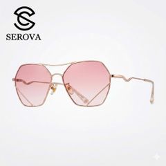 Kính râm cao cấp dành cho Nữ, chính hãng SEROVA SS9045, giọng mạ vàng 788772