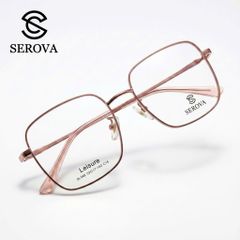 Kính mắt Titanium cao cấp hãng SEROVA SL549 - C15, gọng kính cận, chất liệu Titan siêu nhẹ 788788