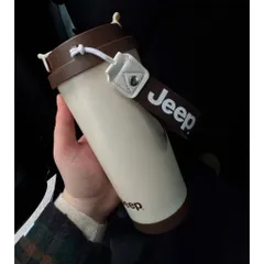 Cốc Giữ Nhiệt Jeep 500ml Inox 316 Cao Cấp – Ly Cafe Chống Tràn