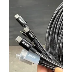 Cáp Sạc Nhanh Anker C to C 60W/100W A8753/A8756 Dây Dù Nylon Bện, Chip e-Marker, Truyền Data 480Mbps 788831