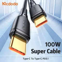 Dây cáp sạc nhanh Mcdodo 100W C to C (ko hộp ) 788828