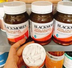 Viên uống Blackmores Total Calcium Magnesium + D3 |125 & 200 viên| Kích thích hình thành xương - Tăng trưởng & duy trì xương khỏe mạnh [S/P Chuẩn Úc]