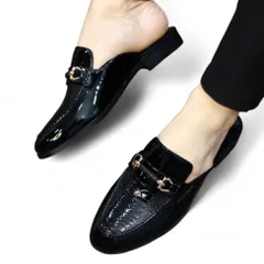 Giày Sục Mềm Đế Đúc 3cm Chống Trượt - Sục Nam Cao Cấp Chụp Kỷ Yếu - Giày Sục Da Nam Mẫu Da Bóng Vân Đà Điểu RUNO G40