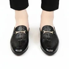 Giày Sục Nam Cao Cấp Khóa Vàng - Giày Sục Da Nam Mềm Mại Chống Trượt Đế Đúc 3cm - Giày Nam Sục Đẹp Quý Phái - RUNO G54