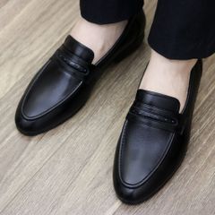 Giày Âu Nam Không Dây Da Mềm Cao Cấp Giày Tây Nam Công Sở Trẻ Trung Đế Khâu Chắc Chắn RUNO G14