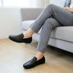Giày Lười Nam Chụp Kỷ Yếu Đẹp Giày Moca Nam Lịch Lãm Công Sở Da Mềm Đế Bệt Khâu Chỉ Bền Đẹp Rẻ Nhất RUNO G68