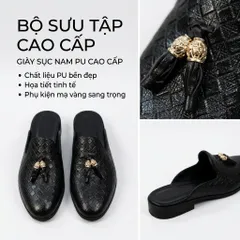 Giày Lười Sục Nam Thời Trang - Sục Nam Đế Cao 3cm Đúc Nguyên Khối Chống Trượt Mềm Êm Xu Hướng Mới Cực Đẹp RUNO G2