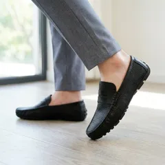 Giày Mọi Nam Dáng Lười Da Mềm Giày Lười Nam Công Sở Da Mềm Đế Cao Su Khâu Chỉ Siêu Bền Đẹp Mới Nhất RUNO G68