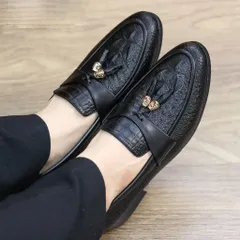 Giày Xục Nam Cao Cấp Có Chuông - Giày Sục Nam Đế Cao Chống Trượt Siêu Mềm - Sục Lười Nam Mẫu Vân Cá Sấu Đẹp RUNO G39