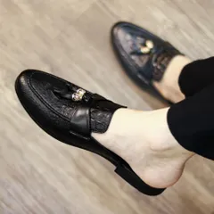 Giày Xục Nam Cao Cấp Có Chuông - Giày Sục Nam Đế Cao Chống Trượt Siêu Mềm - Sục Lười Nam Mẫu Vân Cá Sấu Đẹp RUNO G39