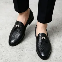 Giày Âu Nam Lịch Lãm - Giày Tây Nam Trẻ Trung Đế Mềm Khâu Sẵn Đi Làm Đi Chơi Da PU Cao Cấp Chống Nhăn Bền RUNO G1