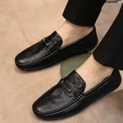 Giày Moca Nam Đi Làm Lịch Sự Giày Lười Nam Công Sở Da Mềm Đế Cao Su Khâu Chỉ Siêu Bền Đẹp Mới Nhất Năm RUNO G31