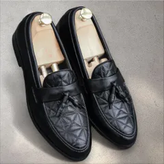 Giày Đen Nam Vân 3D Nổi Bật Giày Âu Nam Chuông Tassel Lịch Lãm Giày Tây Nam Công Sở Đế Khâu Chắc Chắn Tại Xưởng RUNO G8