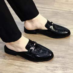 Sục Da Nam Cao Cấp Dập Vân - Giày Lười Sục Nam Đế Đúc 3cm Chống Trượt - Giày Sục Nam Mềm Dễ Xỏ Chân Đẹp RUNO G16