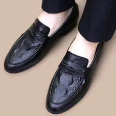 Giày Đế Cao Nam 3cm Vân Cá Sấu Mạnh Mẽ Giày Âu Nam Không Dây Lịch Lãm Giày Tây Nam Công Sở Đế Khâu Bền Đẹp RUNO G10