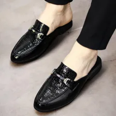 Giày Xục Nam Cao Cấp Mẫu Caro - Giày Sục Nam Đế Cao 3cm Chống Trượt Siêu Mềm - Sục Lười Nam Da PU Mẫu Đẹp RUNO G16