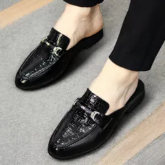 Giày Xục Nam Cao Cấp Mẫu Caro - Giày Sục Nam Đế Cao 3cm Chống Trượt Siêu Mềm - Sục Lười Nam Da PU Mẫu Đẹp RUNO G16