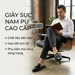 Giày Sục Nam Cao Cấp Da PU Nhập Khẩu - Giầy Sục Nam Đế Cao Đúc Chống Trượt Chụp Kỉ Yếu Thời Trang Sang Trọng RUNO G2