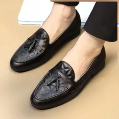 Giày Tây Nam Công Sở Vân Khối 3D Quai Cách Điệu Đẹp Giày Âu Nam Không Dây Đế Khâu Siêu Bền Lịch Lãm Giá Rẻ RUNO G9