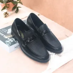 Giày Tây Nam Không Dây Da Bóng Phối Đai Cánh Én Đẹp Giày Âu Nam Chụp Kỷ Yếu Loafer Lịch Lãm Công Sở Đế Khâu Bền RUNO G23