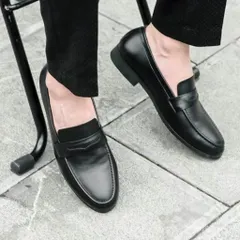Giày Chụp Kỷ Yếu Nam Da Trơn Basic Giày Âu Nam Không Dây Lịch Lãm Công Sở Đế Khâu Chắc Chắn Mới Giá Rẻ Đẹp RUNO G15