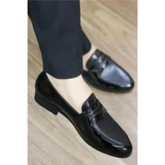 Giày Tây Nam Không Dây Da Bóng Phối Đai Cánh Én Đẹp Giày Âu Nam Chụp Kỷ Yếu Loafer Lịch Lãm Công Sở Đế Khâu Bền RUNO G23