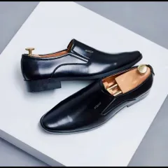 Giày Lười Nam Da Trơn Bán Chạy Nhất Giày Âu Nam Chụp Kỷ Yếu Lịch Lãm Công Sở Đế Khâu Chắc Chắn Bền Đẹp Rẻ RUNO G18