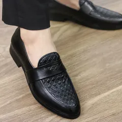 Giày Cưới Chú Rể Vân Caro Sang Trọng Giày Âu Nam Chụp Kỷ Yếu Lịch Lãm Công Sở Đế Khâu Chắc Chắn Siêu Bền Đẹp RUNO G24