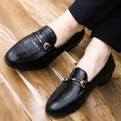 Giày Âu Nam Công Sở Loafer Đen Bóng Giày Tây Nam Trẻ Trung Giày Nam Giá Rẻ Tại Xưởng Khâu Đế Bền Đẹp RUNO G35