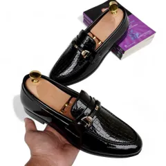 Giày Âu Nam Công Sở Loafer Đen Bóng Giày Tây Nam Trẻ Trung Giày Nam Giá Rẻ Tại Xưởng Khâu Đế Bền Đẹp RUNO G35