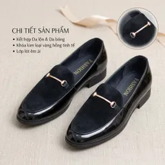 Giày Tây Nam Giày Da Nam Công Sở Trẻ Trung Da PU Cao Cấp Nhập Khẩu Đế Mềm Khâu Bền Bỉ Giày Lười Nam Chụp Kỷ Yếu RUNO G3