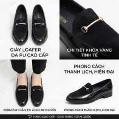 Giày Tây Nam Giày Da Nam Công Sở Trẻ Trung Da PU Cao Cấp Nhập Khẩu Đế Mềm Khâu Bền Bỉ Giày Lười Nam Chụp Kỷ Yếu RUNO G3