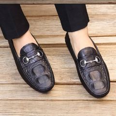 Giày Da Nam Không Dây Cao Cấp Giày Mọi Nam Công Sở Trẻ Trung Đế Cao Su Khâu Gia Cường Siêu Bền Đẹp Rẻ RUNO G31