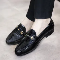 Giầy Tây Nam Công Sở Loafer Đen Giày Nam Đẹp Trẻ Trung Giày Cưới Chú Rể Nam Cao Cấp Khâu Đế Bền Rẻ Mới Nhất RUNO G35